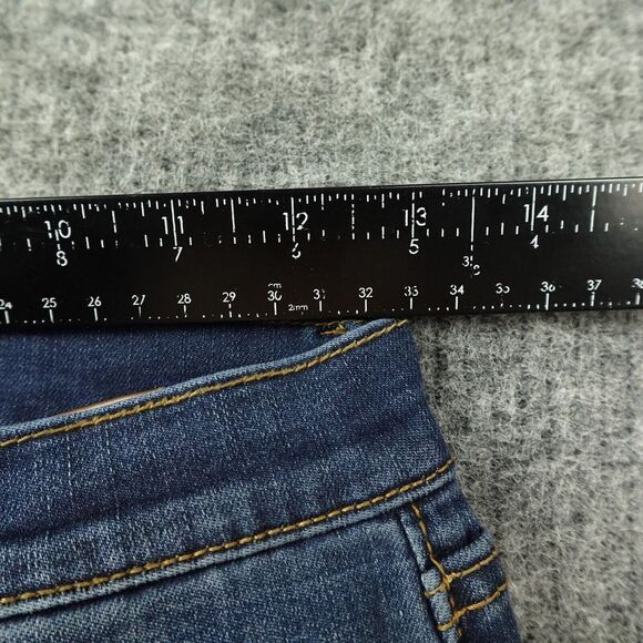 Driftwood Jeans Womens 24 Blue Denim Classic Fit Marilyn Skinny Rodeo Embroidery - Picture 12 of 12